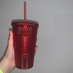 Starbucks EU grande red  studded